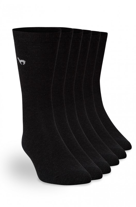 Chaussettes en alpaga BUSINESS PREMIUM en 70% alpaga & 20% coton- Anthracit