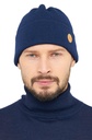 Bonnet Bark Bleu en 100% baby alpaca - APU KUNTUR 