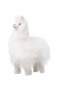 Alpaga BOUSSOLE (15 cm) en fourrure d'alpaga - Blanc