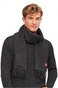 Sjaal in alpacawol UNI in 100% baby alpaca (30*180 cm) - Anthracite - APU KUNTUR