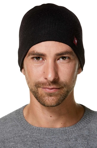 Omkeerbare muts Noir 100% baby alpaca - APU KUNTUR