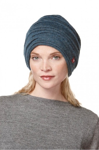 Alpacamuts CAMINOS van 100% babyalpaca – Smokey Blauw – APU KUNTUR