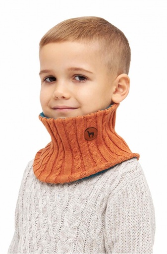 ELISUAVE lussensjaal van alpaca in alpaca-katoenmengsel – Rood – kind – APU KUNTUR