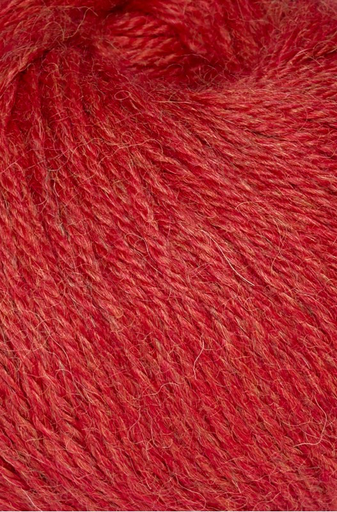 Alpacawol REGULAR 50 g – 100% babyalpaca – Gemêleerd Roodoranje – APU KUNTUR