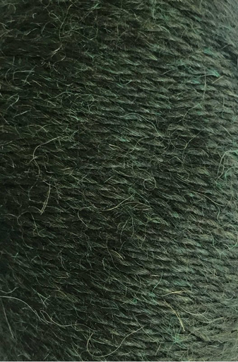Laine d'alpaga REGULAR 50 g - 100% baby alpaca - Vert sapin  - APU KUNTUR 
